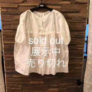 上着にもなるチェック。sold out。(チュニック)