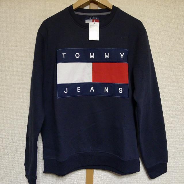 TOMMY HILFIGER(トミーヒルフィガー)のTOMMY JEANS ロゴ刺繍トレーナー メンズのトップス(スウェット)の商品写真