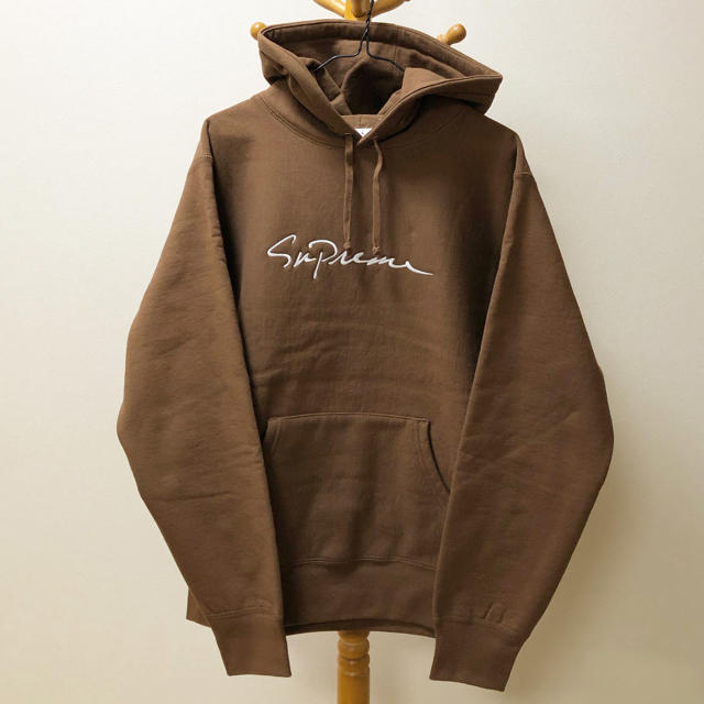 classic script hooded sweatshirt