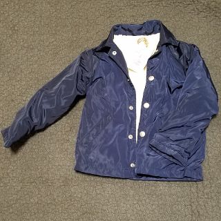 アズールバイマウジー(AZUL by moussy)のブルーアズール　100　ネイビーアウター　ボア　もこもこ(ジャケット/上着)