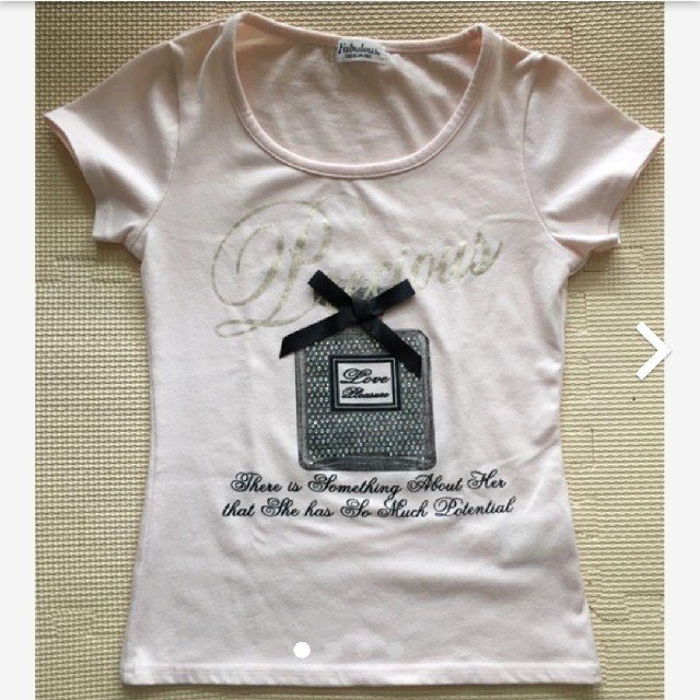 CECIL McBEE(セシルマクビー)のセシルマクビー 半袖 Tシャツ 薄ピンク レディースのトップス(Tシャツ(半袖/袖なし))の商品写真