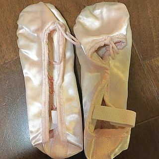 バレエシューズ 19cm サテン シルビア(バレエシューズ)