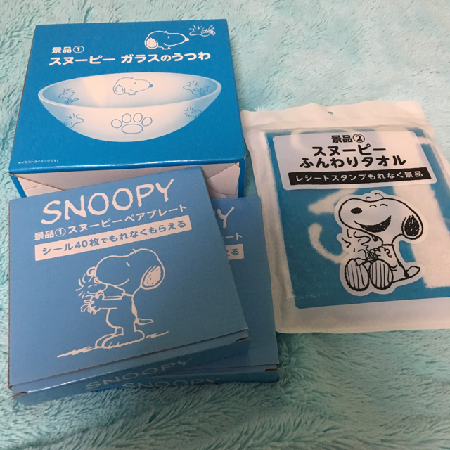 SNOOPY(スヌーピー)のローソン スヌーピー エンタメ/ホビーのコレクション(ノベルティグッズ)の商品写真