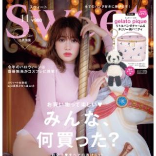 ジェラートピケ(gelato pique)のsweet (スウィート) 2019年 11月号  付録のみ(ファッション)