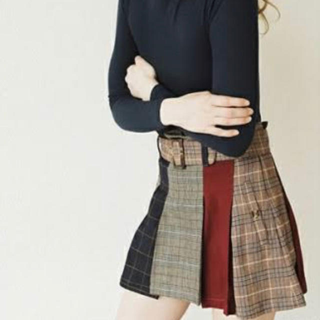 REDYAZEL(レディアゼル)のレディアゼル チェック配色ミニスカート レディースのスカート(ミニスカート)の商品写真
