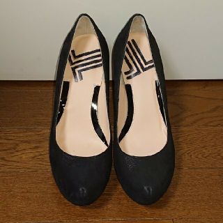 ランバンオンブルー(LANVIN en Bleu)の♥️美品♥️ランバン ブラック ラメ パンプス(ハイヒール/パンプス)