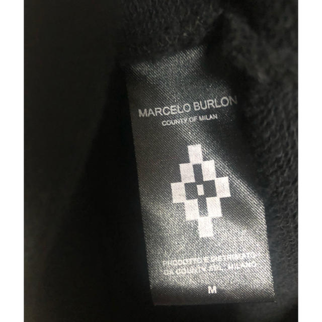 MARCELO BURLON(マルセロブロン)のMARCELO BURLON スウェット トレーナー ブラック 蛇柄 ブラック  メンズのトップス(スウェット)の商品写真