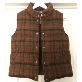 ハリスツイード パファーベスト Harris Tweed puffer vest