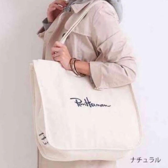 Ron Herman(ロンハーマン)のロンハーマン Ron Herman キャンバス トートバック ナチュラルホワイト レディースのバッグ(トートバッグ)の商品写真