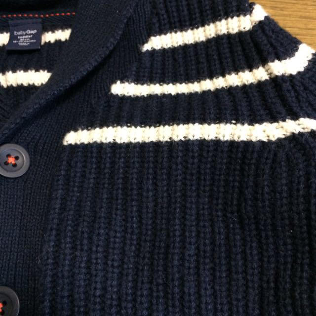 babyGAP(ベビーギャップ)のbabyGap ニットカーディガン キッズ/ベビー/マタニティのキッズ服男の子用(90cm~)(ニット)の商品写真