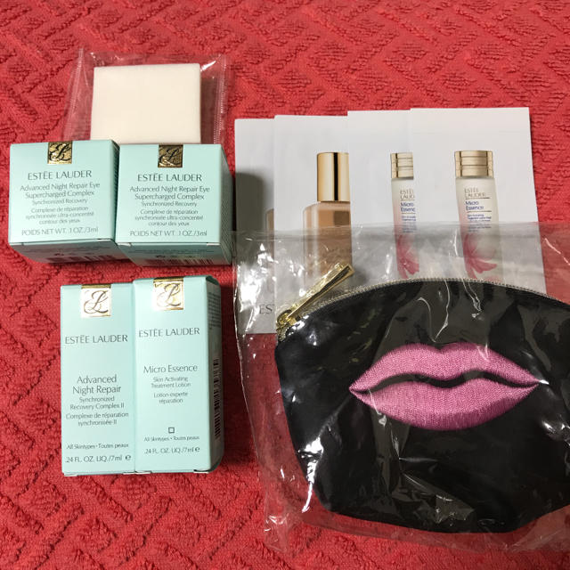 Estee Lauder(エスティローダー)のエスティローダー　トライアル+サンプルセット　非売品ミニポーチ付き コスメ/美容のキット/セット(サンプル/トライアルキット)の商品写真