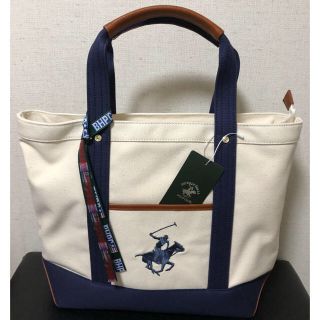 ビバリーヒルズポロクラブ(BEVERLY HILLS POLO CLUB（BHPC）)の新品BEVERLY HILLS POLO CLUB キャンバストートバッグL(トートバッグ)