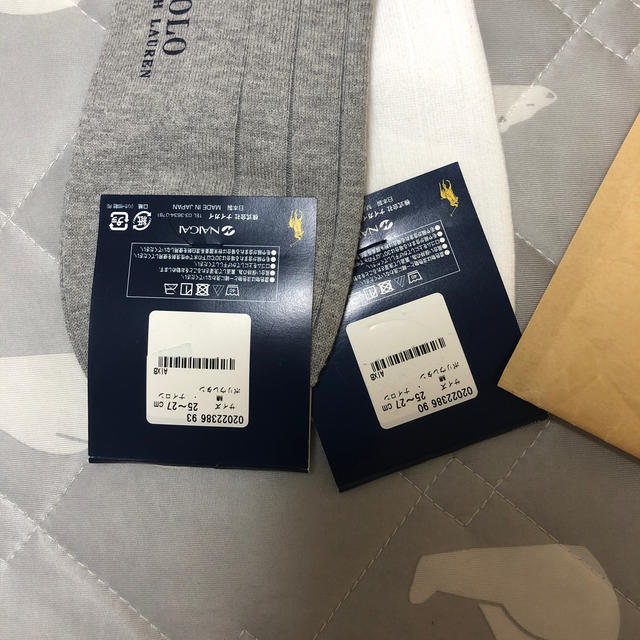 POLO RALPH LAUREN(ポロラルフローレン)のポロベア　スニーカーソックス　二足組 メンズのレッグウェア(ソックス)の商品写真