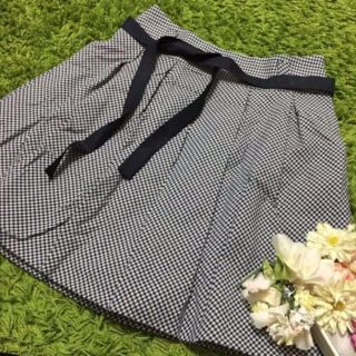 トゥービーシック(TO BE CHIC)のTo be chic❤︎ギンガムチェックスカート(ひざ丈スカート)