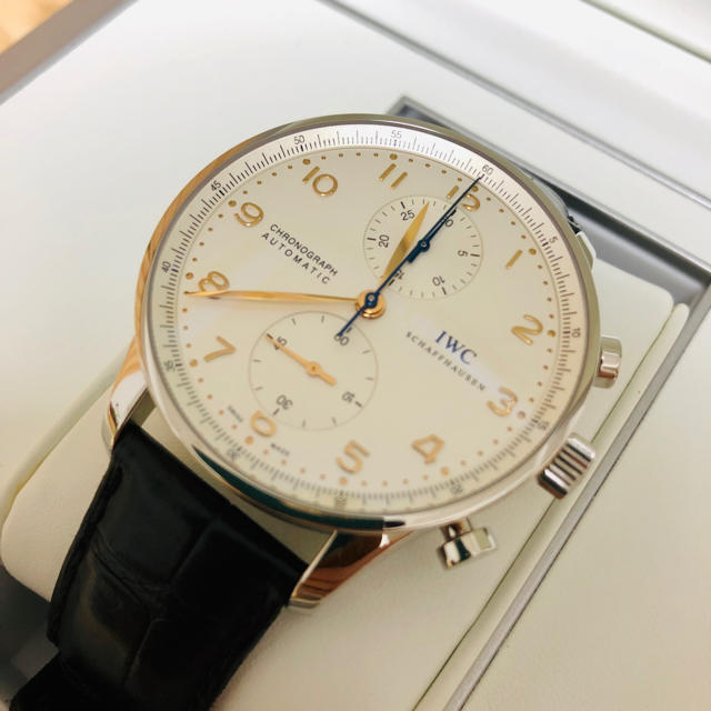 IWC(インターナショナルウォッチカンパニー)の【kwatch様専用】IWC ポルトギーゼ・クロノグラフ メンズの時計(腕時計(アナログ))の商品写真