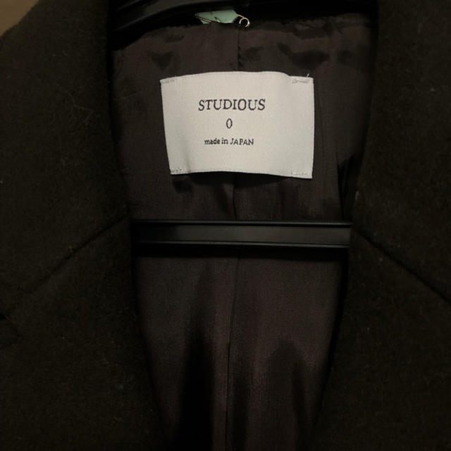 STUDIOUS(ステュディオス)のSTUDIOUS ダブルコート ブラウン ステュディオス レディースのジャケット/アウター(チェスターコート)の商品写真