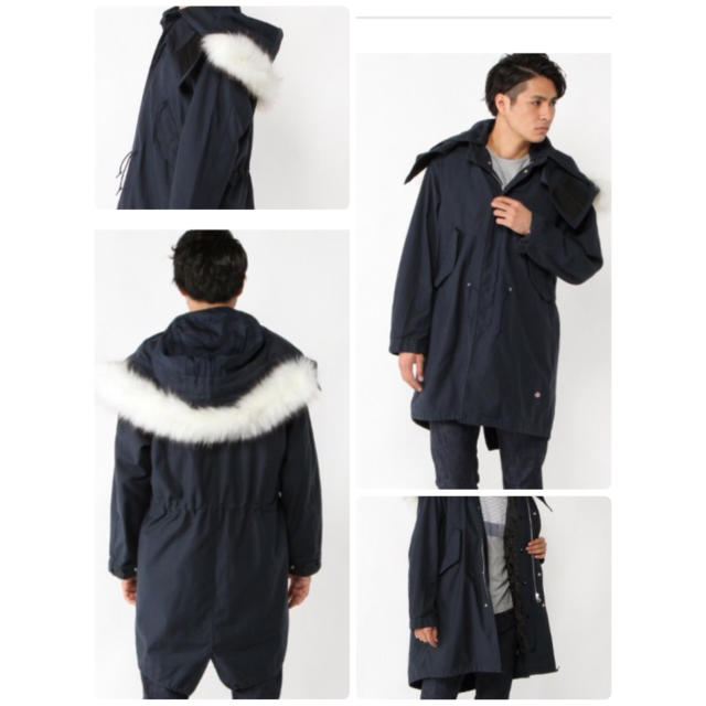 Dickies(ディッキーズ)の66%OFF   ディッキーズ Dickies モッズコート ネイビー フード付 メンズのジャケット/アウター(モッズコート)の商品写真