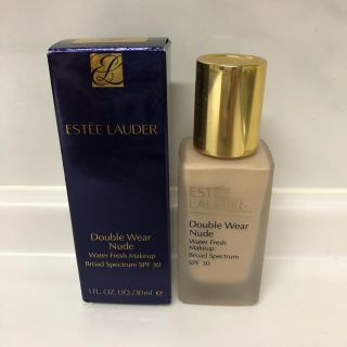 エスティローダー(Estee Lauder)のエスティローダーダブルウエアヌードウォーターフレッシュメークアップ1Ｎ2エクリュ(ファンデーション)