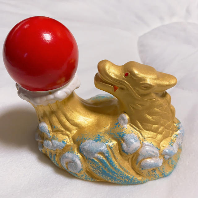【新品 美品】Dr.コパ ドクターコパ 開運 置物 龍 干支 ゴールド