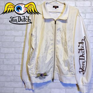 ボンダッチ(Von Dutch)の【Von Dutch】ジャケット パーカー トレーナー : クリーム ☆L☆ (スウェット)