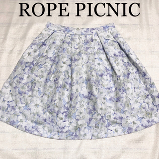 ロペピクニック(Rope' Picnic)の【美品】ROPE PICNIC ロペピクニック 花柄スカート(ミニスカート)