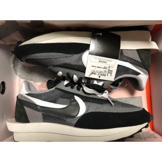 ナイキ(NIKE)のSACAI NIKE LDWAFFLE 26.5cm BLACK(スニーカー)