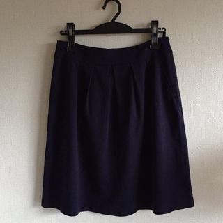 リフレクト(ReFLEcT)のリフレクト♡ふんわり濃紺スカート♡11号(ひざ丈スカート)