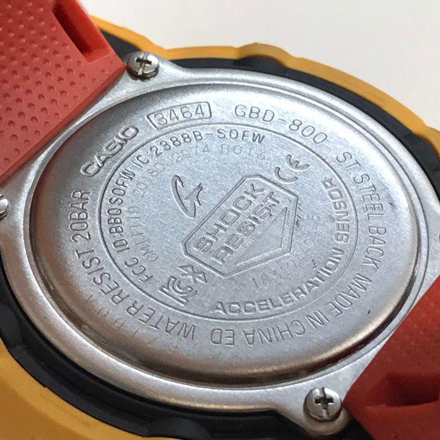 CASIO(カシオ)のカシオ G-SHOCK腕時計 GDB-800-4JF イエロー メンズの時計(腕時計(デジタル))の商品写真