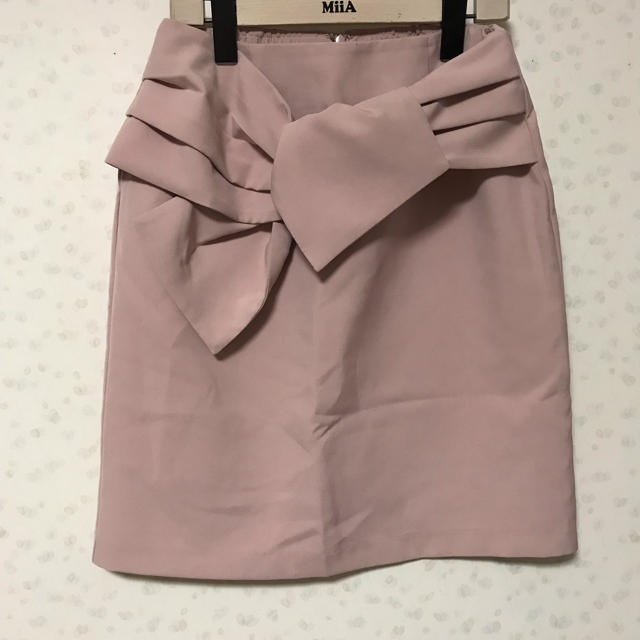 MIIA(ミーア)のみ♡即購入OK様専用　MIIA ウエストビックリボンタイトスカート レディースのスカート(ミニスカート)の商品写真