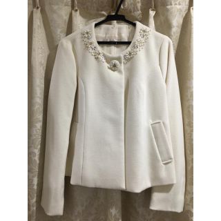 レストローズ(L'EST ROSE)のほぼ新品♡レストローズ 2way ショートコート(ノーカラージャケット)