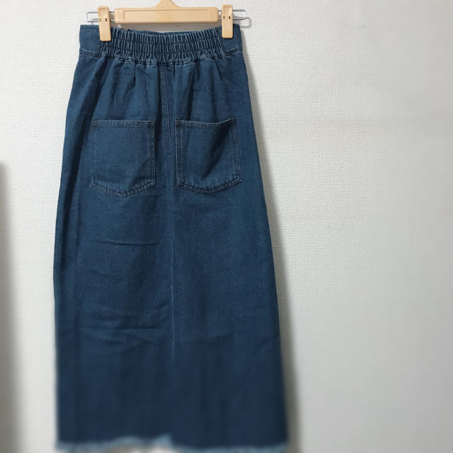 【新品】デニムロングスカート レディースのスカート(ロングスカート)の商品写真