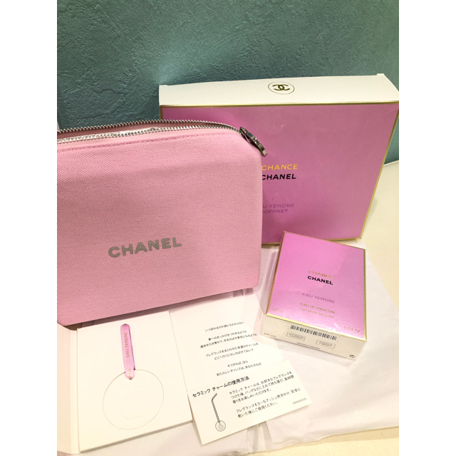 CHANEL - チャンス オー タンドゥル コフレ ポーチ セラミックチャーム 3点セット 香水の通販 by ヤトウ尼崎's shop