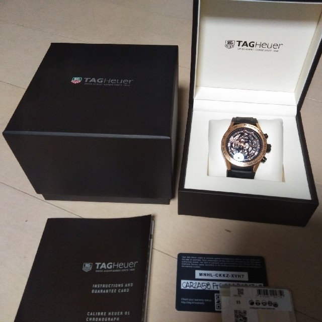 TAG Heuer(タグホイヤー)のタグホイヤーカレラ時計　美品 メンズの時計(腕時計(デジタル))の商品写真