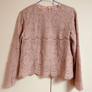 ダブルクローゼット(w closet)のレースブラウス(シャツ/ブラウス(長袖/七分))