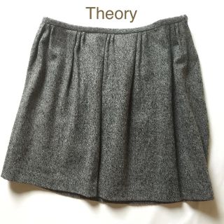 セオリー(theory)の週末特別定価2.7万円 ツイードスカート(ミニスカート)