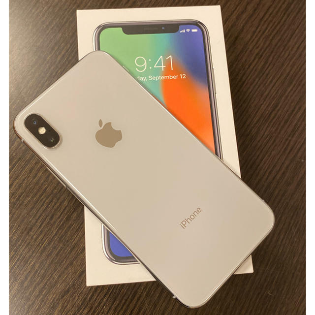 iPhone X 64gb simフリー☆シルバー