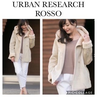 アーバンリサーチロッソ(URBAN RESEARCH ROSSO)のURBAN RESEARCH / ウール混フェイクムートンショートコート(ムートンコート)