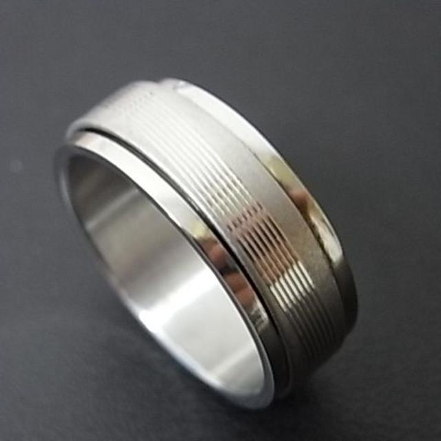 【B品】ステンレスリング　543 メンズのアクセサリー(リング(指輪))の商品写真