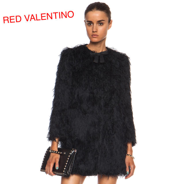 早い者勝ち!レッド ヴァレンティノ RED VALENTINO ファー コート 早い者勝ち!レッド ヴァレンティノ RED VALENTINO ファー コート