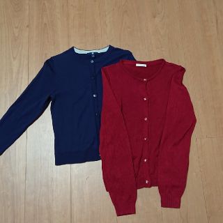 ユニクロ(UNIQLO)のカーディガン2枚 130(カーディガン)