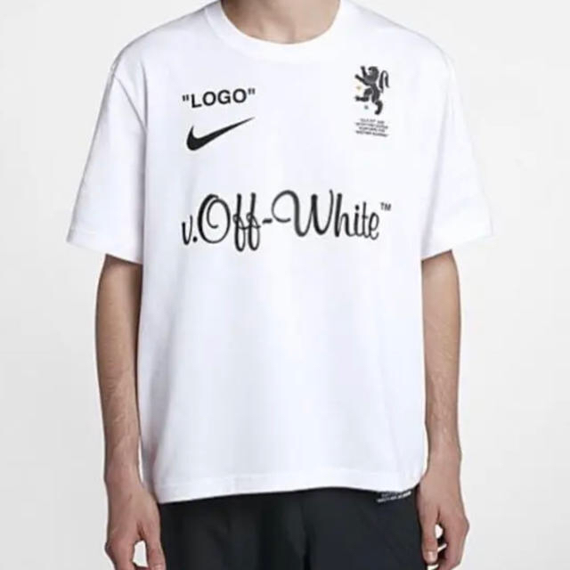 【受注生産品】 OFF-WHITE white×nikeコラボティシャツ off - Tシャツ/カットソー(半袖/袖なし)