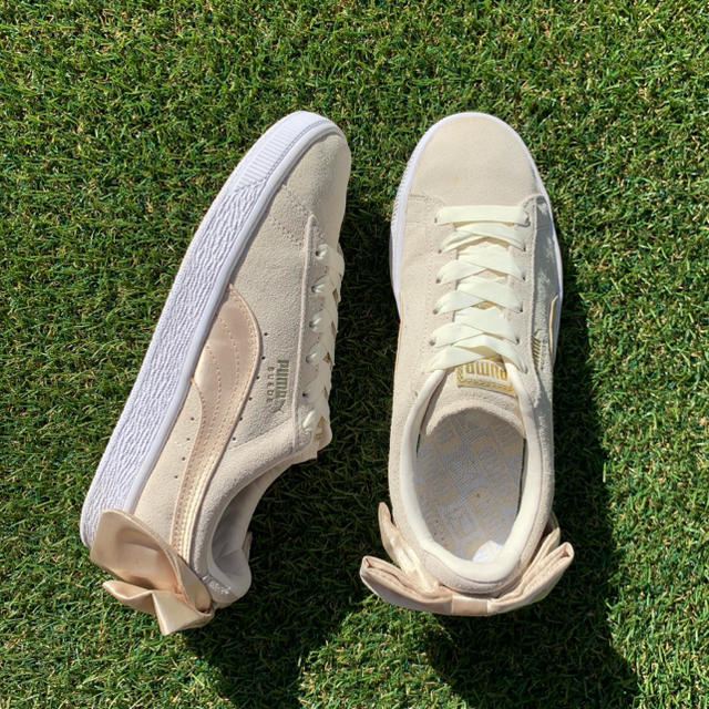 美品23 PUMA SUEDE BOW プーマ スエード ボウ C341