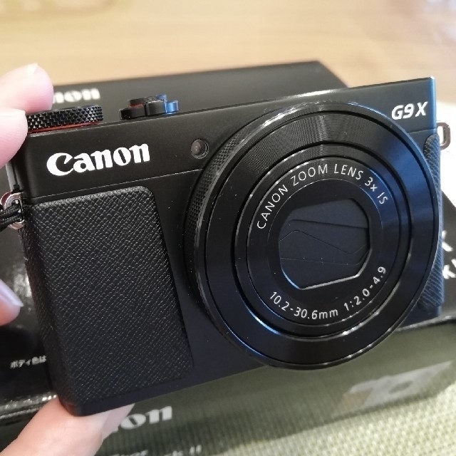 Canon(キヤノン)のCanon　PowerShot　G9X MarkⅡ　ブラック スマホ/家電/カメラのカメラ(コンパクトデジタルカメラ)の商品写真