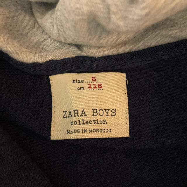 ZARA KIDS(ザラキッズ)のZARA パーカー キッズ/ベビー/マタニティのキッズ服男の子用(90cm~)(ジャケット/上着)の商品写真