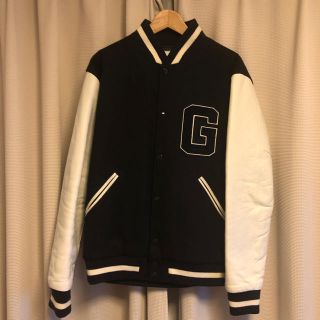 GOODENOUGH - GOODENOUGH 復刻1st スタジャン 紺×白 XLの通販 by