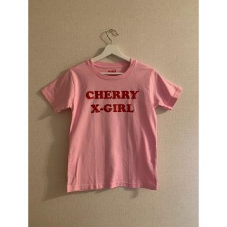 エックスガール(X-girl)のX-girl cherry baby ピンクＴシャツ(Tシャツ(半袖/袖なし))