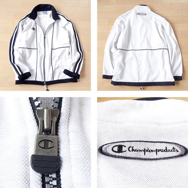 Champion(チャンピオン)のレア 超美品 M〜L チャンピオン メンズ ジャージ上下 グレー メンズのトップス(ジャージ)の商品写真