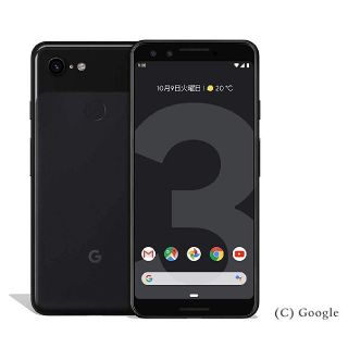 アンドロイド(ANDROID)の動作確認のみ 新品同様 ドコモ Google Pixel3 64GB simフリ(スマートフォン本体)