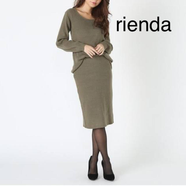 rienda(リエンダ)のrienda  レディースのワンピース(ひざ丈ワンピース)の商品写真