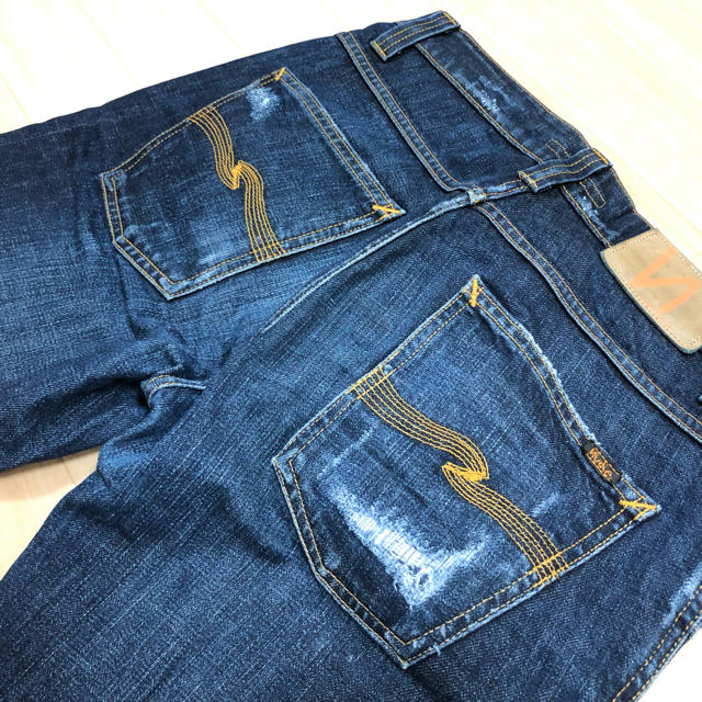 Nudie Jeans(ヌーディジーンズ)の良品 ヌーディージーンズ  W29 L32 送料無料 ロースリムジム メンズのパンツ(デニム/ジーンズ)の商品写真